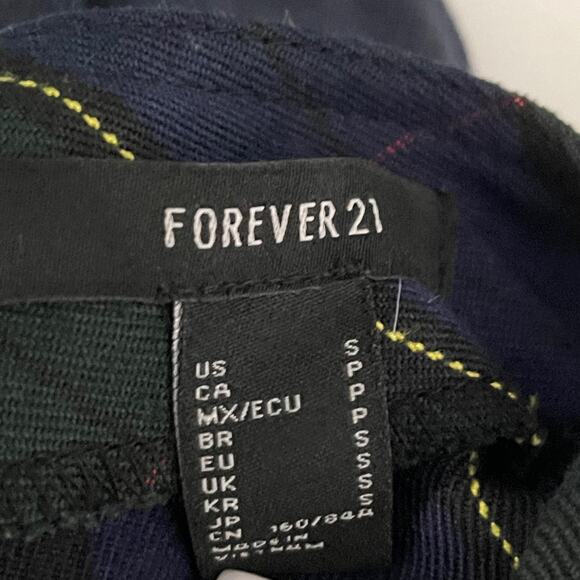 Forever 21 Romper Skirts Set of 2 Small Plaid Check - Picture 12 of 14